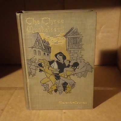 Alexandre Dumas The Three Musketeers 1894 Illustrated Cloth Hardcover English  