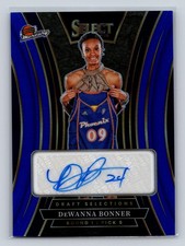 2025 Select WNBA DeWanna Bonner Draft Selections Signatures Blue Prizm /49