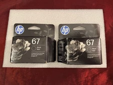 *Read* New HP 67 Black 2-Pack Ink Cartridges Genuine
