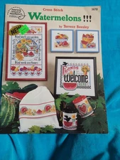 Watermelons Cross Stitch Leaflet/Booklet 19 Patterns #3670 Terrece Beesley