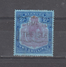BERMUDA : 1938/51 - USED - SCOTT # 123a KING GEORGE VI