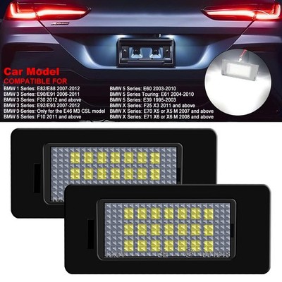 LED Kennzeichenbeleuchtung für BMW E82 3er E90 E91 E92 E93 5er E39 E60 E61 E71