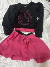 Disney Store Minnie Mouse 2 Pc Outfit. Worn Once. Diff Sizes. See Details