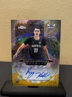 RYAN KALKBRENNER 2025-26 TOPPS CHROME UPDATE CHROMOGRAPHS AUTO GOLD RC /50