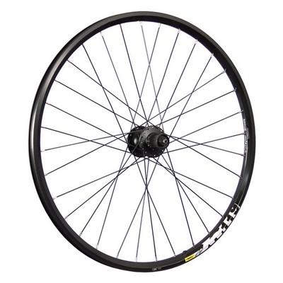 Laufrad 26 Zoll Hinterrad Mavic XM119 Shimano Cues FH-QB400 6 Loch Disc schwarz