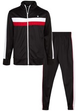 Boys Tracksuit Set - 2 Piece Zip Up Tricot Track Jacket and Jogger Pants Outf...