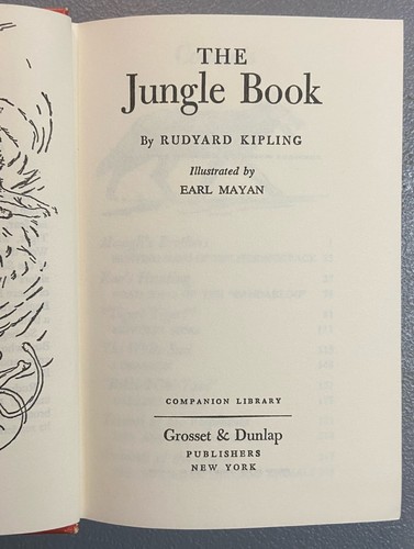 Companion Library The Wizard of OZ & The Jungle Book Vintage 1963 Reverse Book - Bild 4 von 10