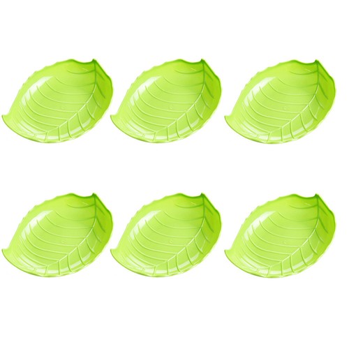 6pcs Tree Leaf Fruit Dish Creative Fruit Plates Candy Dish Dried Fruit Tray for - Picture 7 of 8