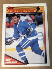 1991-92 Topps - Tribute NHL* Star Guy Lafleur #2! Nice Card For All