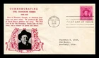 DR JIM STAMPS US COVER JOEL CHANDLER HARRIS FDC SCOTT 980 CROSBY PHOTO CACHET