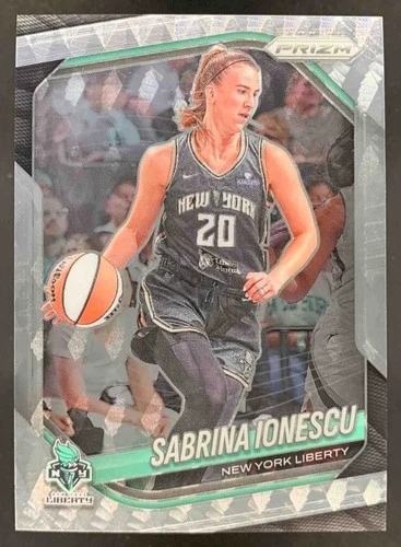 Sabrina Ionescu 2025 Panini WNBA Prizm Swirl Prizm Liberty
