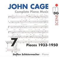 John Cage - Complete Piano Music Vol. 7 Pieces 1933-1950 - Cd - F4Z