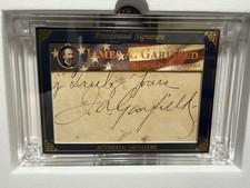A Word From POTUS 02/04 James A. Garfield Cut Autograph 2025 
