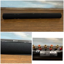 KEF HTF7003 2-way Center-chanel Speaker- High Gloss Black - Working TESTED  