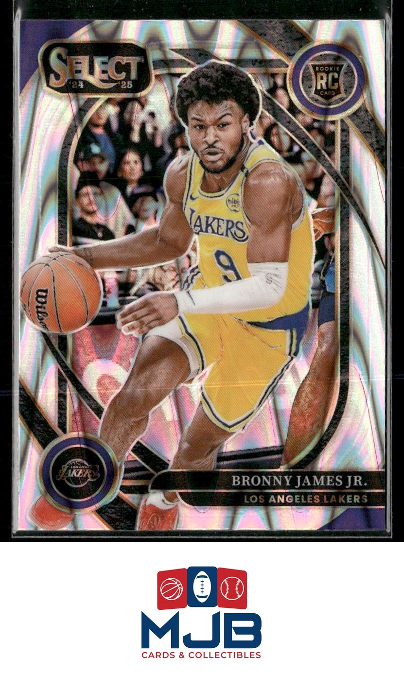 2024-25 Select Bronny James Jr. Tectonic Prizm Rookie Courtside #290 Lakers