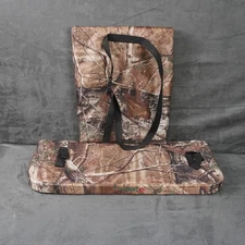 Gander Mountain Realtree Camo Stadium Seat Portable Padded Folding Hunting Cushi