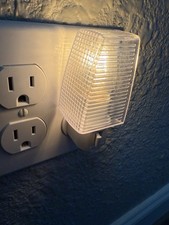 Plug in Night Light with Manual On/Off Switch - Includes 4W Bulb  2 Pack