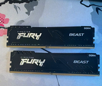 Kingston FURY Beast DDR4 16GB Kit (2x8GB) 3600 PC4-28800 DIMM 288Pin