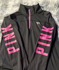 PINK activewear jacket, women  s size L/G fits like a MEDIUM