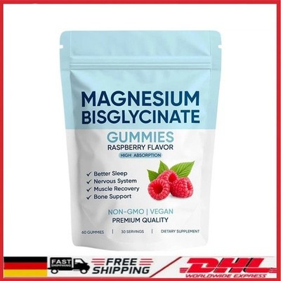 Magnesium Bisglycinate Gummies, with 400mg Magnesium Bisglycinate Chelate UK
