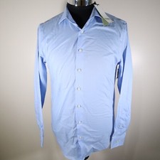 Goodfellow Shirt Mens Small Standard Button Up Spring Blue Long Sleeve NWT