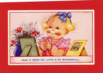 Beatrice Mallet Artist Signed Vintage Postcard
