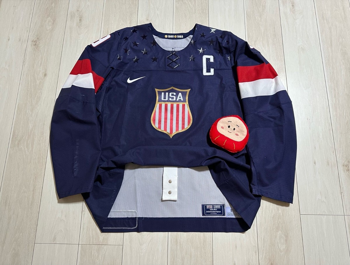 2014 Team Usa Hockey Jersey Zach Parise SOCHI 2014 WINTER OLYMPIC