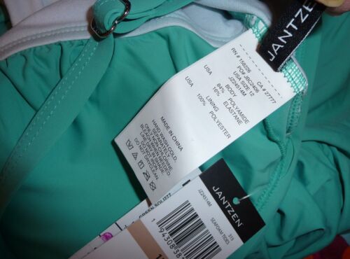 Jantzen Women's One Piece Swimsuit Seafoam Tides NEW with Tag Sz 10 USA Seller - Picture 6 of 12