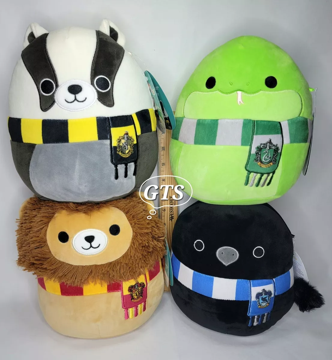 Squishmallow 8 Gryffindor Ravenclaw Slytherin Hufflepuff 4 PC Harry Potter  SET