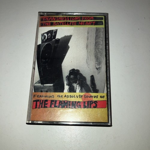 THE FLAMING LIPS Cassette Tape 1993 TRANSMISSIONS FROM THE SATELLITE HEART Rare