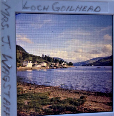 Lochgoilhead 60er Jahre Ära Privat Dia 35mm