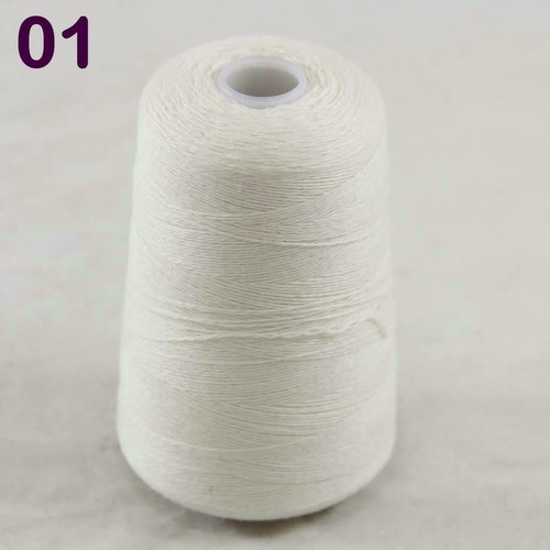 Sale Luxurious 100g Mongolian Cashmere Knitting Sweater Cone Yarn 01 White