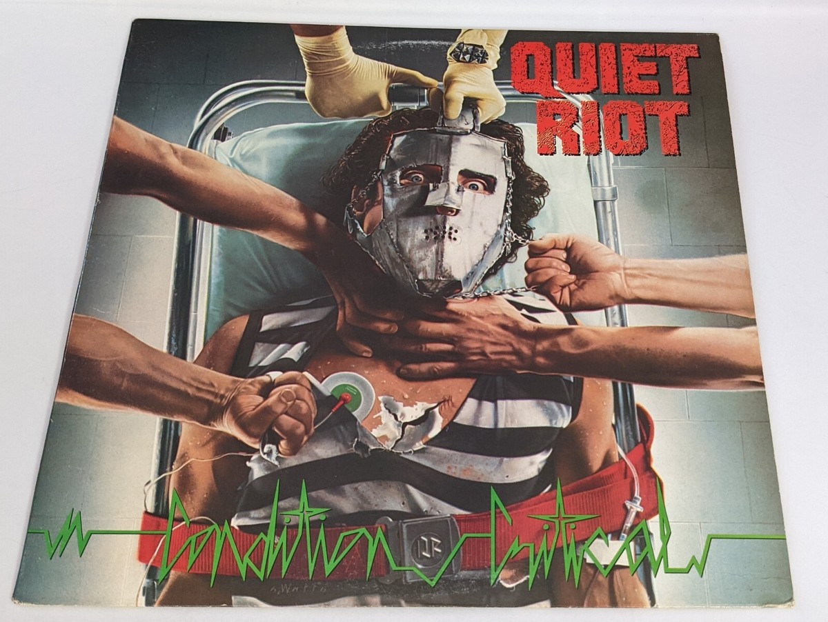 Quiet Riot LP Vinyl Record Condition Critical 1984 Pasha QZ 39516 