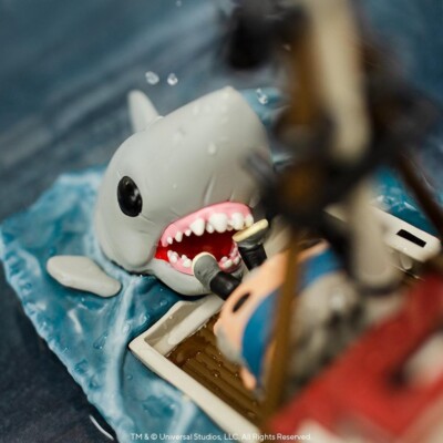 Funko Pop Movie Moments Jaws Shark Eating Boat 8x6.15 inch
