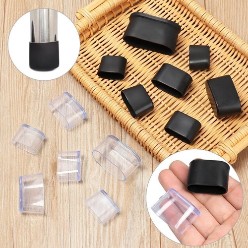Round Bottom Silicone Pads Furniture Feet NonSlip Covers Chair Leg