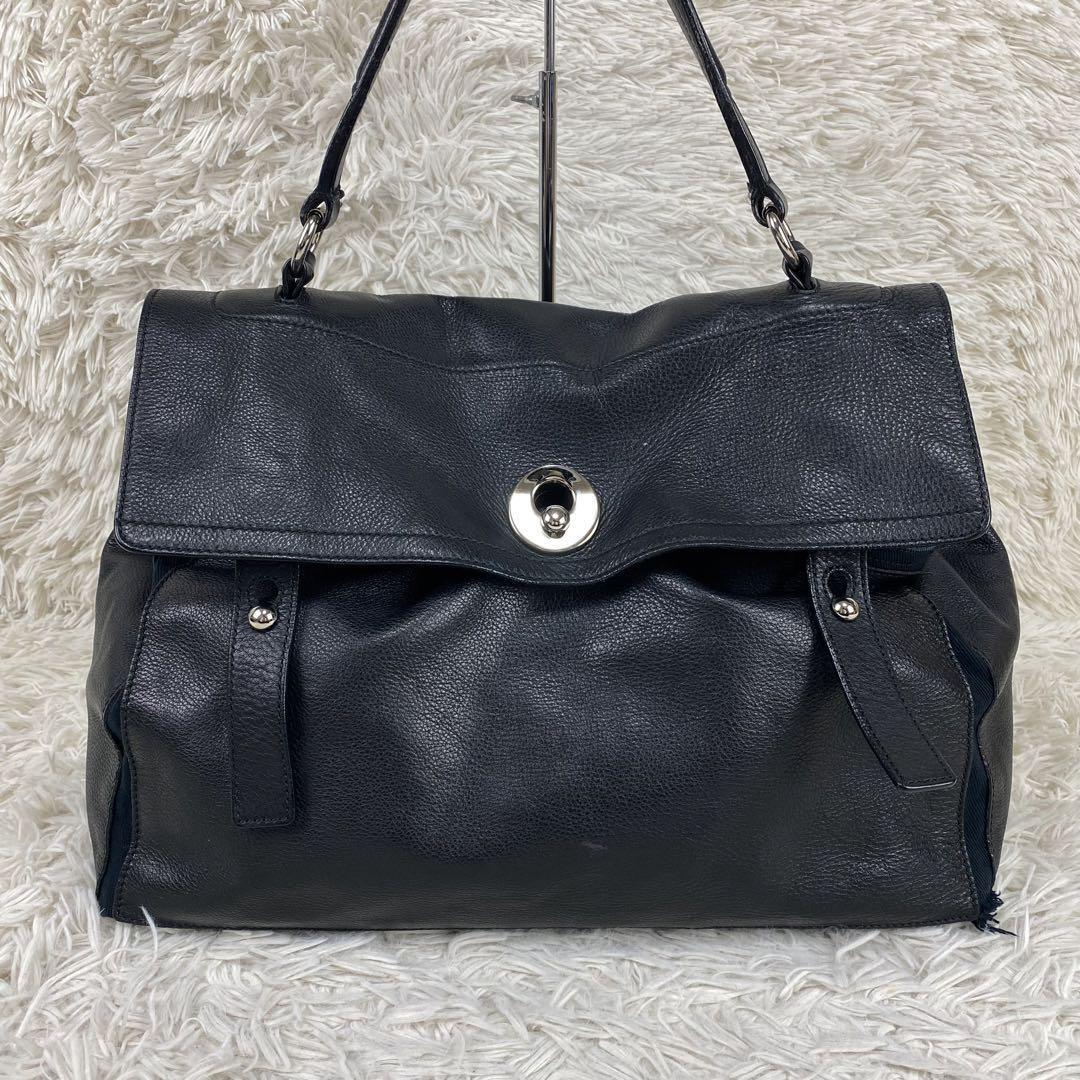 Yves Saint Laurent Muse Leather Handbag Black Wom… - image 2
