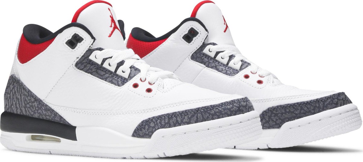 CZ6634-100] Grade School Air Jordan Retro 3 'SE Fire Red