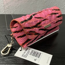 Brahmin ELORA Eyeglass Case PINK FELINE MELBOURNE Genuine Leather NWT
