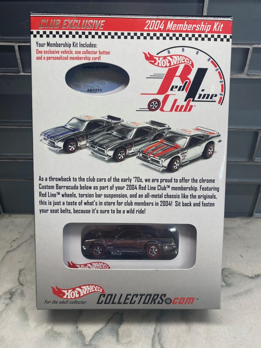 Hot Wheels RLC 2004 Membership Club Car Plymouth Barracuda Blue