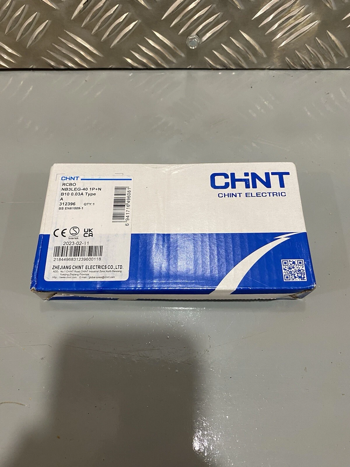 Chint NB3LEG-40 RCBO 1P + N B10 0.03A Type A Circuit Breaker 312396 Brand New