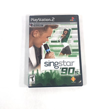 SingStar '90s (Sony PlayStation 2, 2008) Complete with Manual