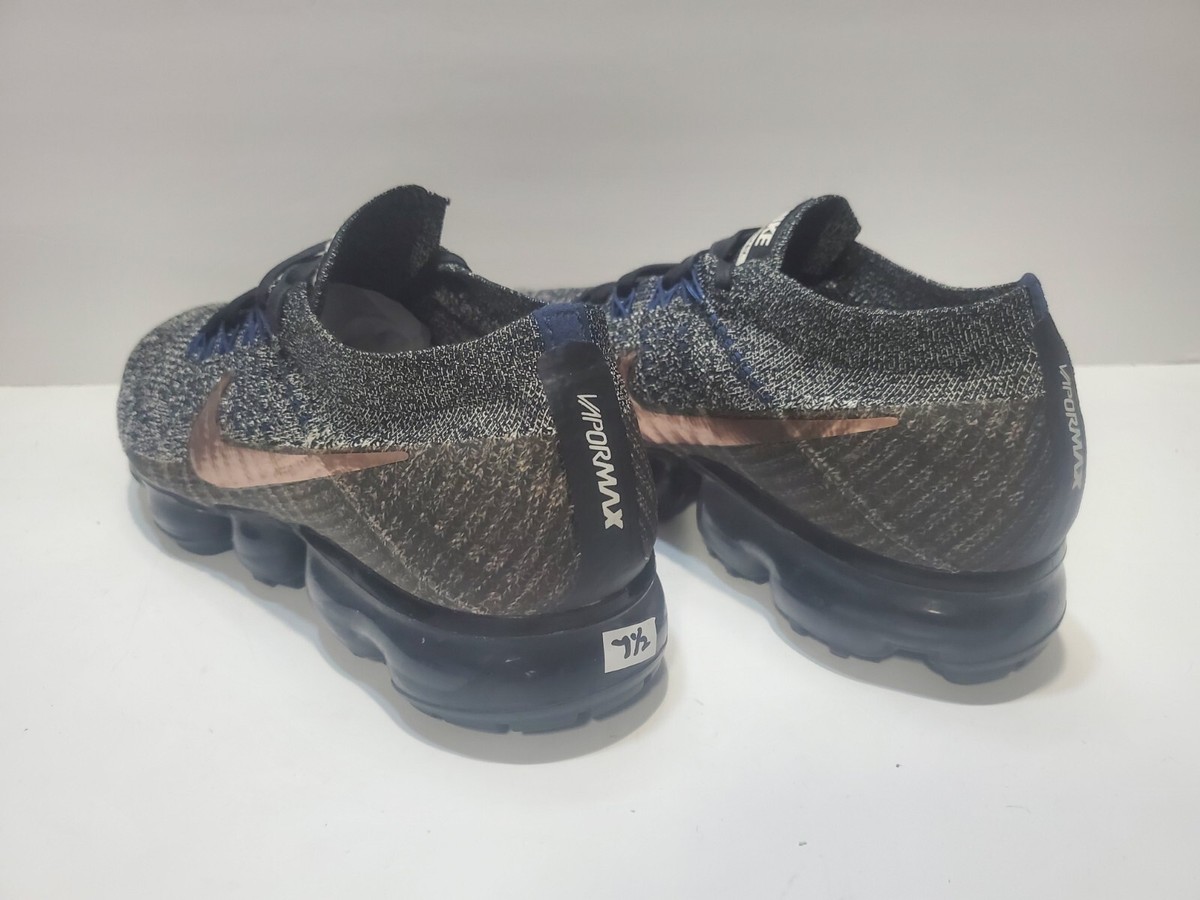 Nike Air VaporMax Flyknit 2017 Black/Bronze 849558-010 - Size 7.5
