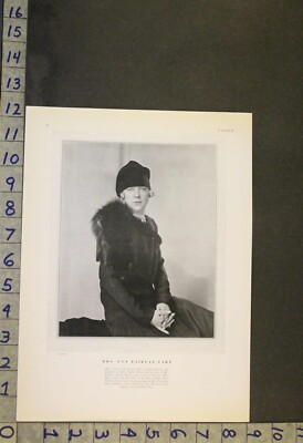 1928 CYNTHIA ROCHE GUY FAIRFAX CARY SOCIALITE BURDEN FERMOY PHOTO INSERT 24424