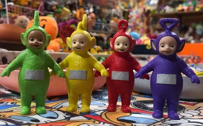 Lot of 4/Set Teletubbies Tinky Winky Dipsy Laa-Laa Po Collectible