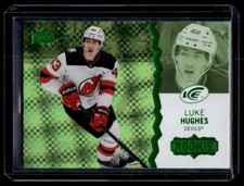 2023-24 Upper Deck Ice Green Parallel Luke Hughes Rookie #127