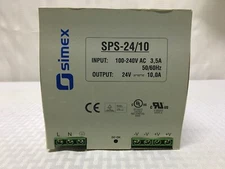 New! Simex SPS-24/10 Rail Power Supply (#50126)