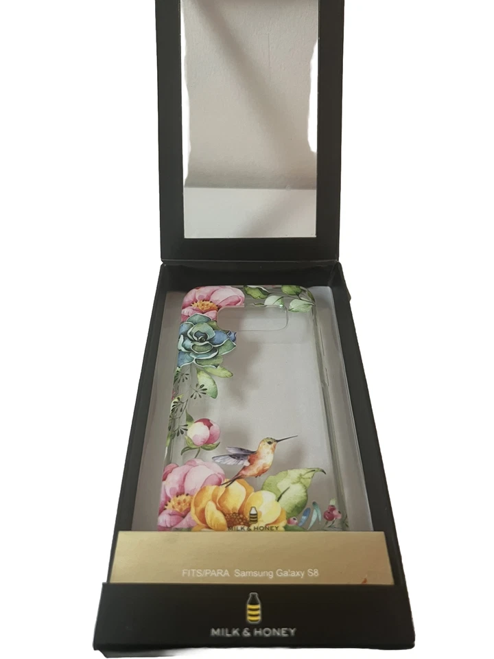 Funda Floral Colocada Leche y Miel para Samsung Galaxy S8 - Colibrí/Transparente Foto 3 de 4
