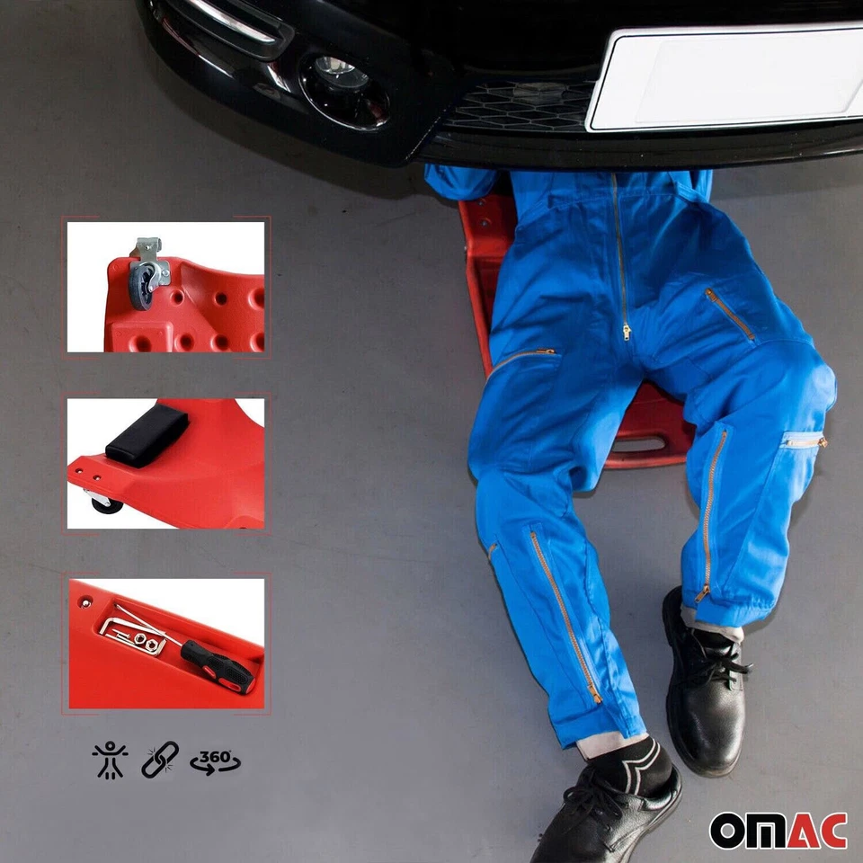 Werkstatt Rollbrett Montagerollbrett Werkstattliege Auto Montageliege Liegebrett - Bild 2 von 4