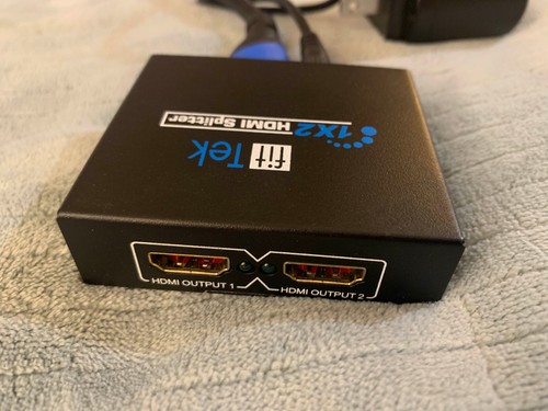 Fit Tek 1 X 2 HDMI Splitter Supports 1080p - Picture 2 of 2