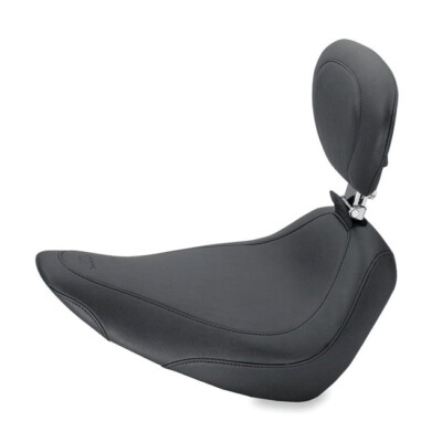 Mustang Wide Tripper Solo Sitz m. Lehne schwarz f. Harley-Davidson Softail 84-06